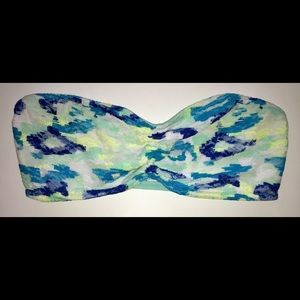 VS Pink blue/green/white tie-dye bandeau
